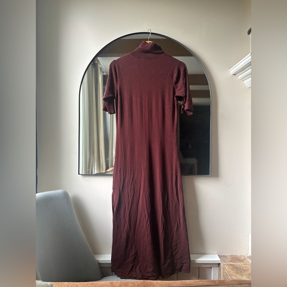 INWEAR | Ida dress in burgundy | size medium - Picture 6 of 7